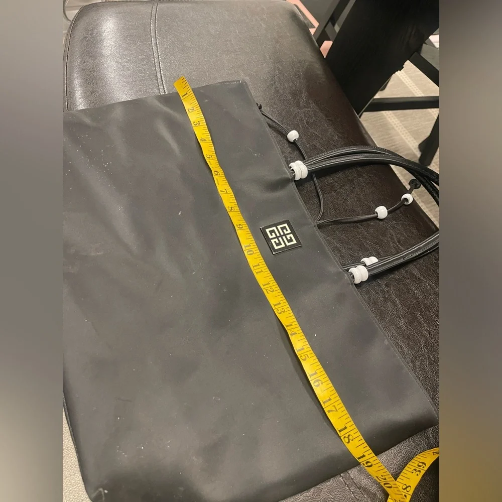Givenchy parfums canvas nylon tote bag